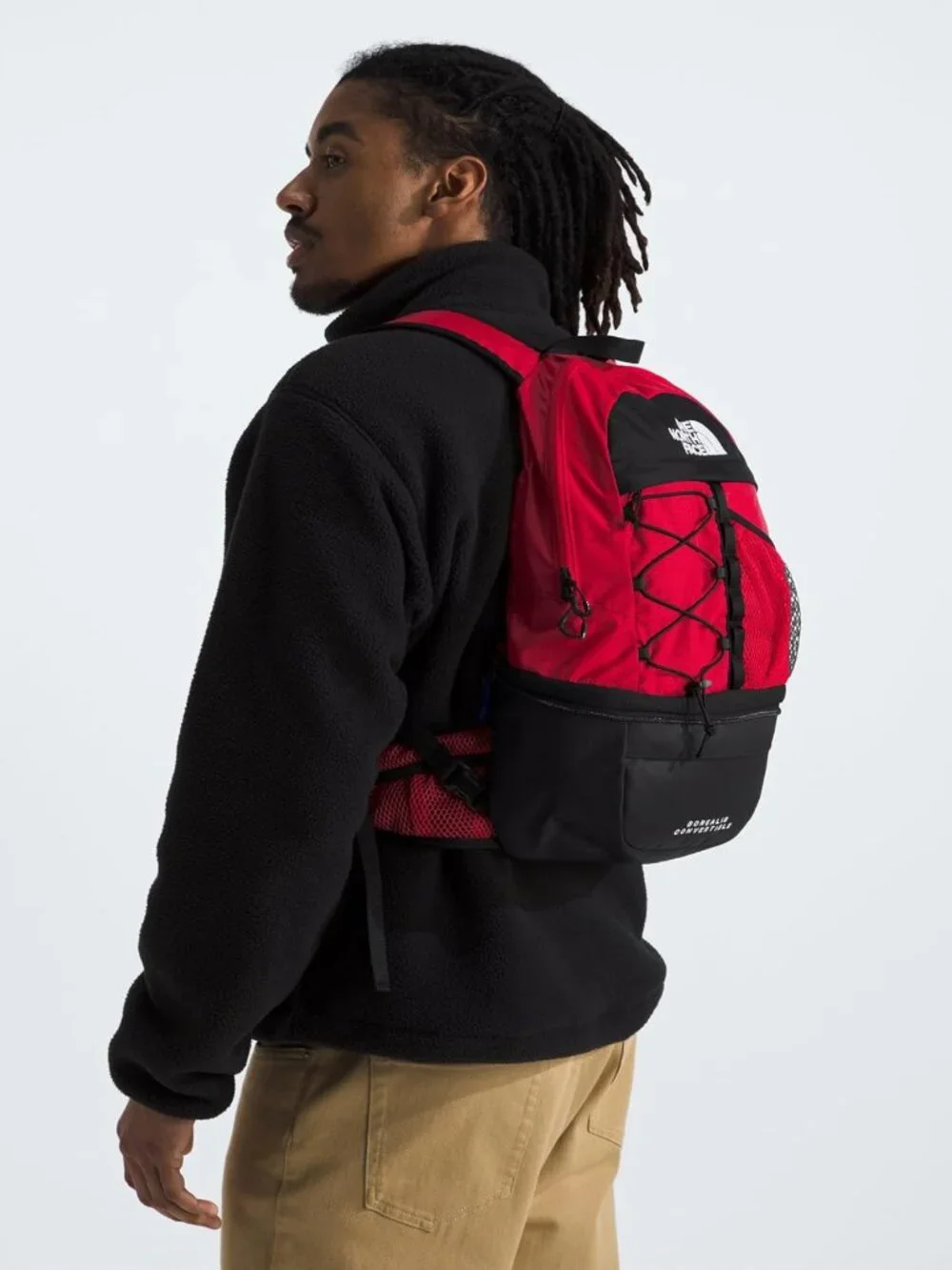 The North Face Borealis Convertible Pack TNF Red/Black 17.5L Backpack Lumbar $89